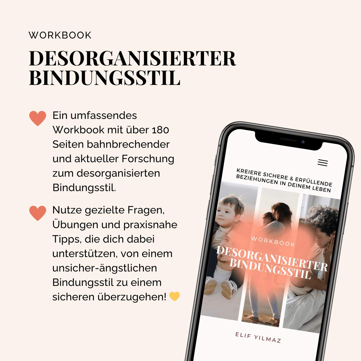 Desorganisierter Bindungstyp Workbook - Dein Reset